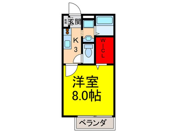 ヴェルデパエ－ゼの物件間取画像